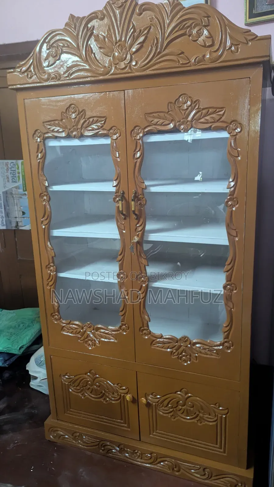 For Sale — Teak Wood Showcase Cupboard