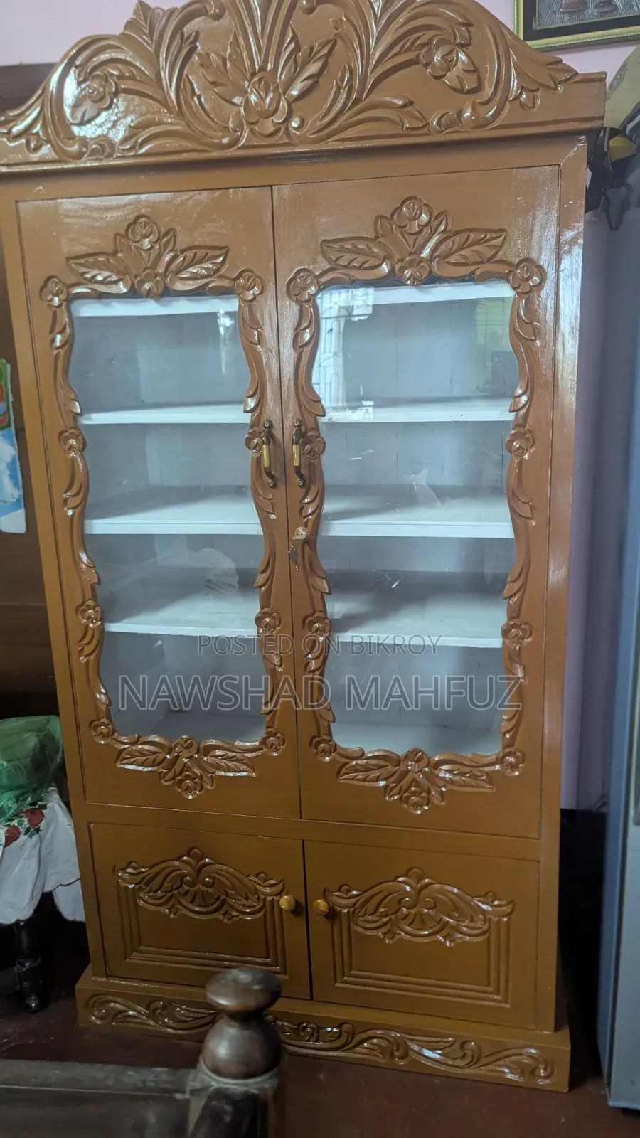 For Sale — Teak Wood Showcase Cupboard