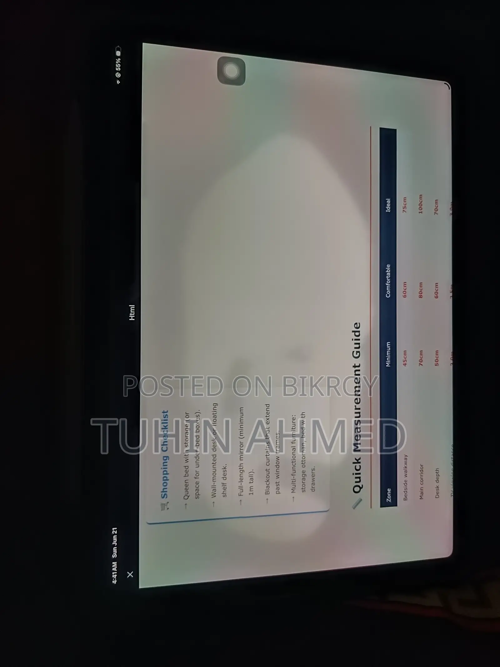 Apple iPad Air 11 (2024) 128 GB Blue