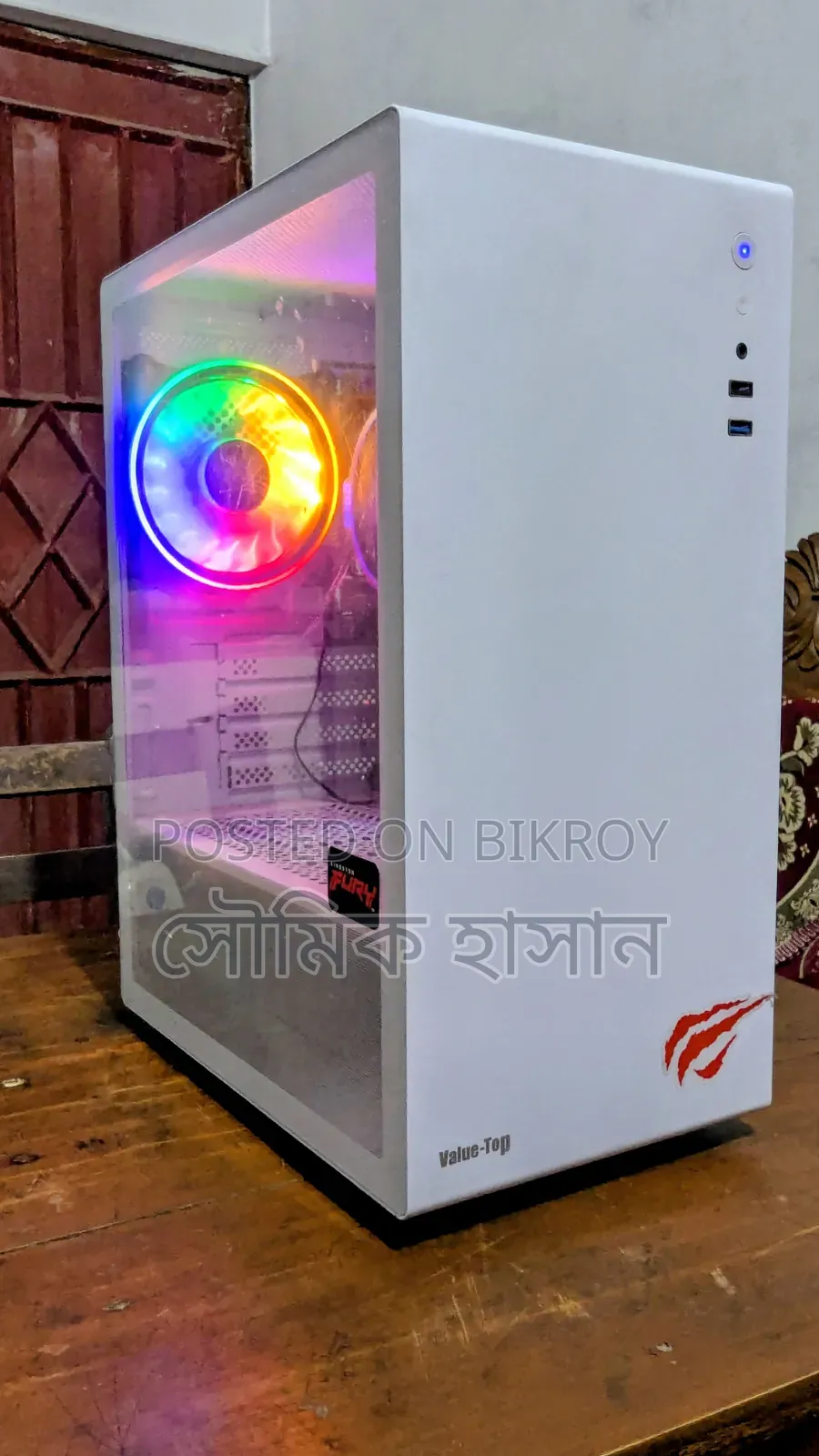 Desktop Computer MSI Model 8GB AMD Ryzen 5 HDD+SSD 256GB