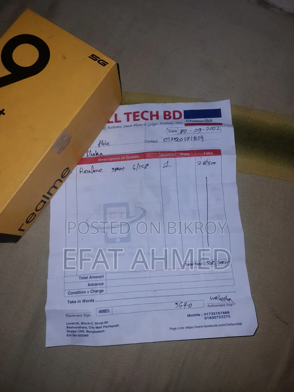 Realme 9 Pro+ 128 GB Blue