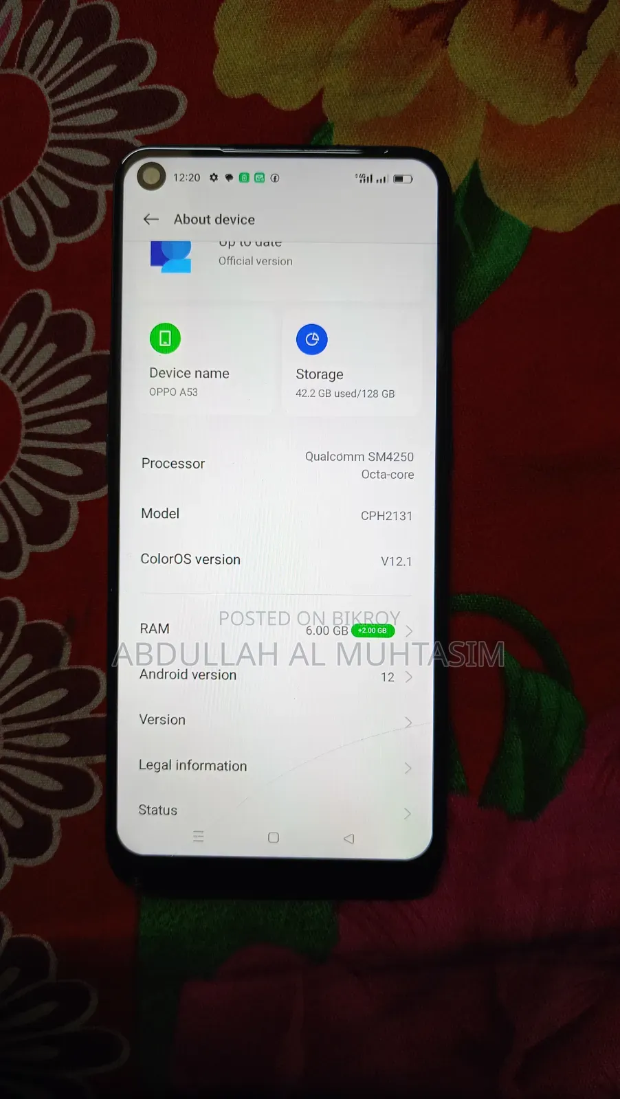 Oppo A53 128 GB Black