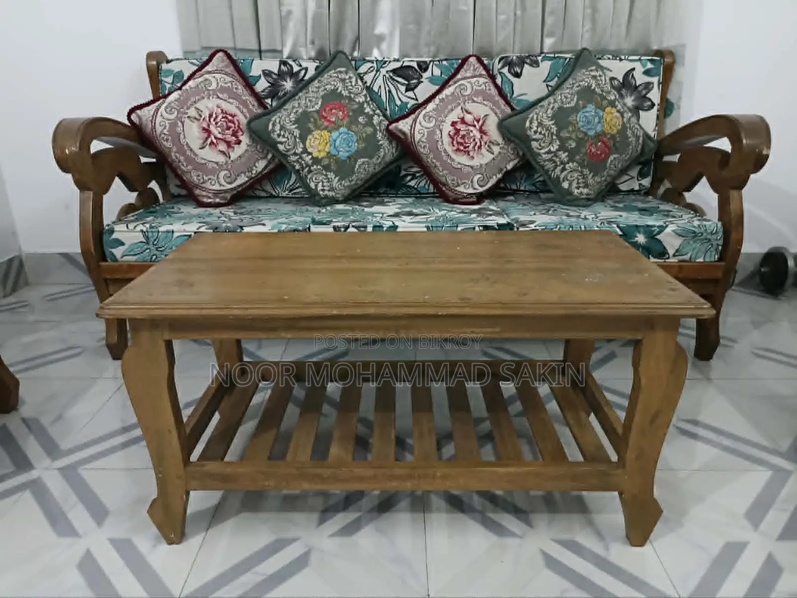 Chittagong Teak Wood Sofa Set