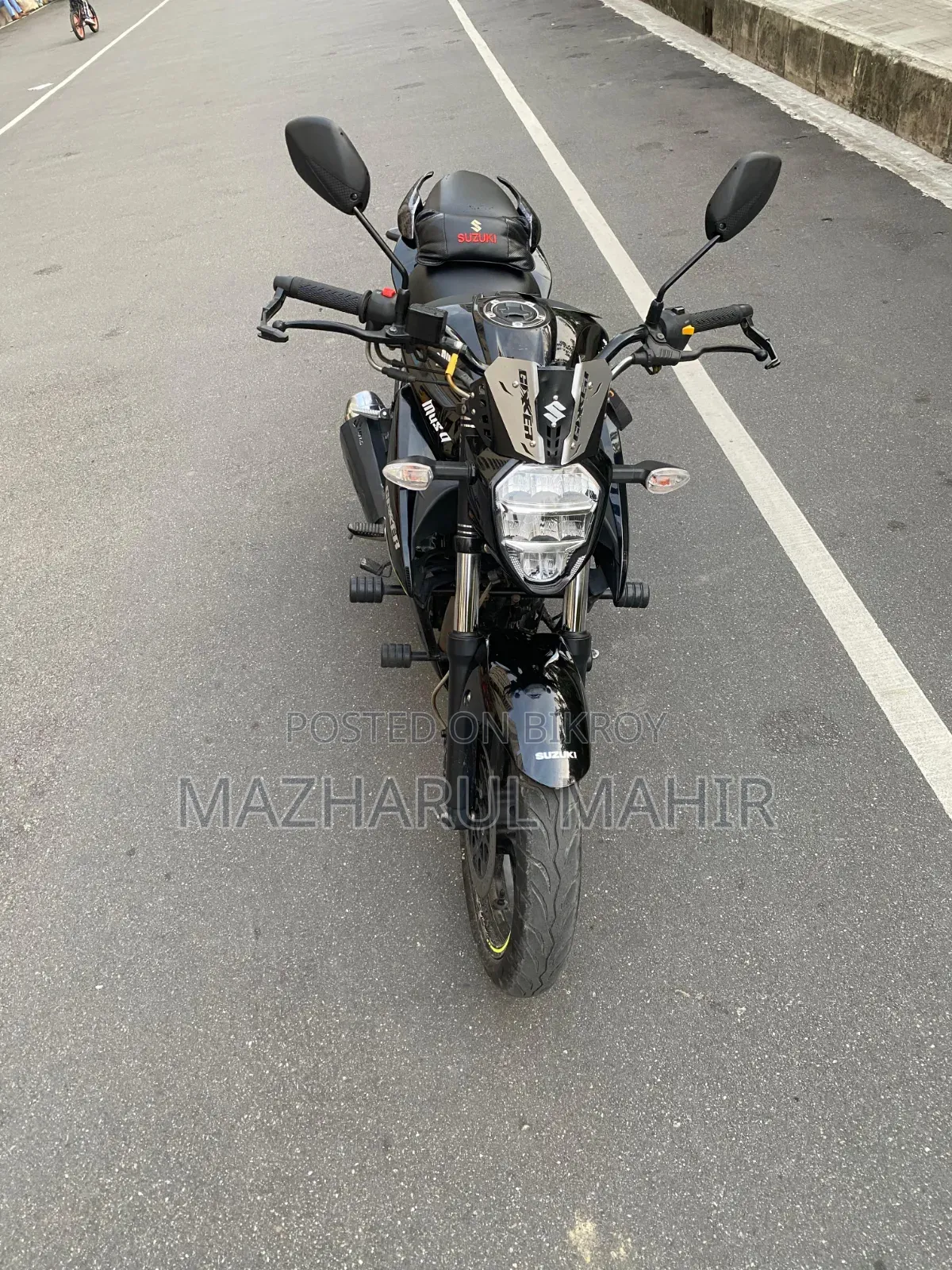New Suzuki Gixxer Monotone 2025 Black