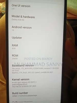 New Samsung Galaxy A55 256 GB Green