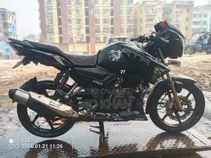 TVS Apache RTR 160 2V ২০১৭ কালো