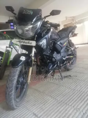 TVS Apache RTR 160 2V ২০১৭ কালো