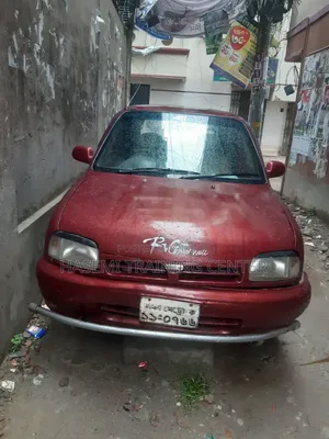 Nissan March 1992 Maroon