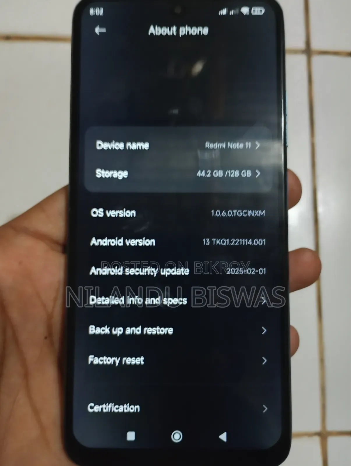 Xiaomi Redmi Note 11 128 GB