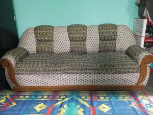 A good quality three-piece sofa set
