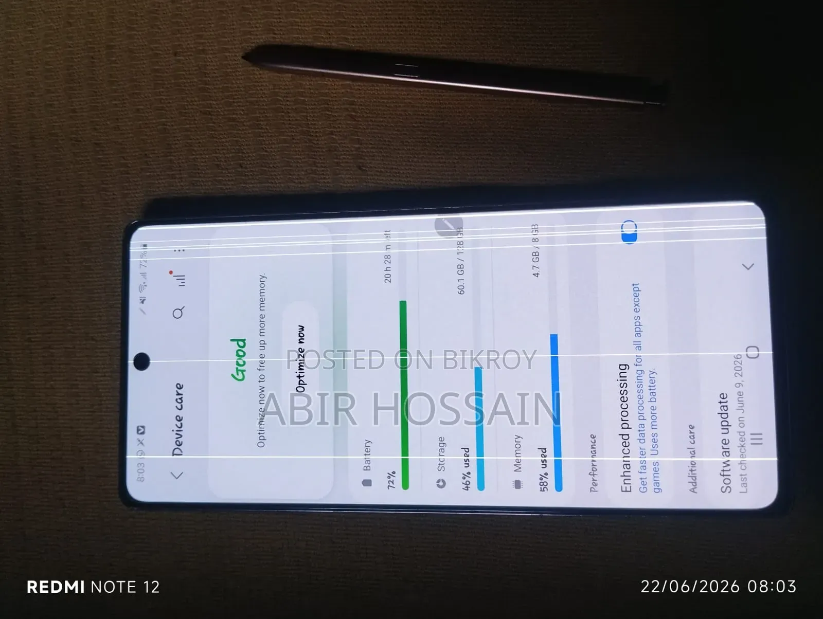 Samsung Galaxy Note 20 5G 128 GB Bronze