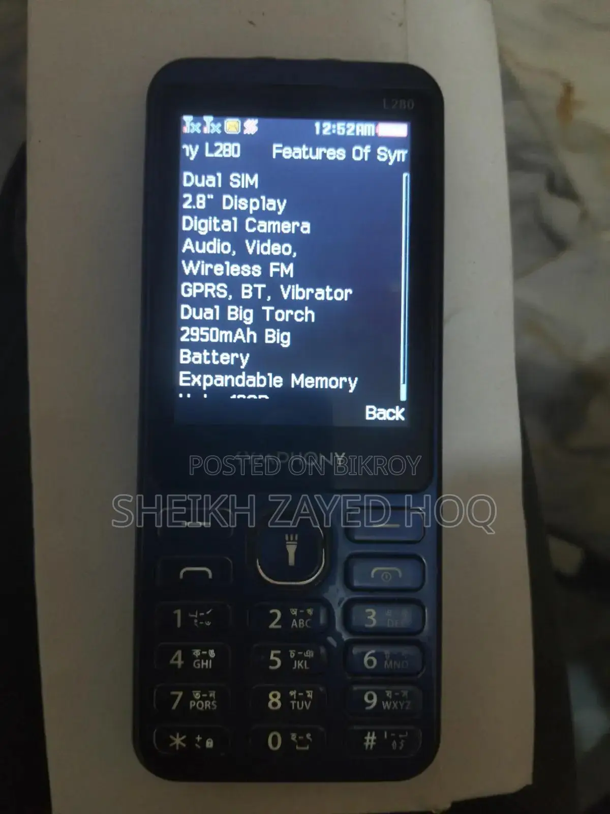 Symphony L280 Blue