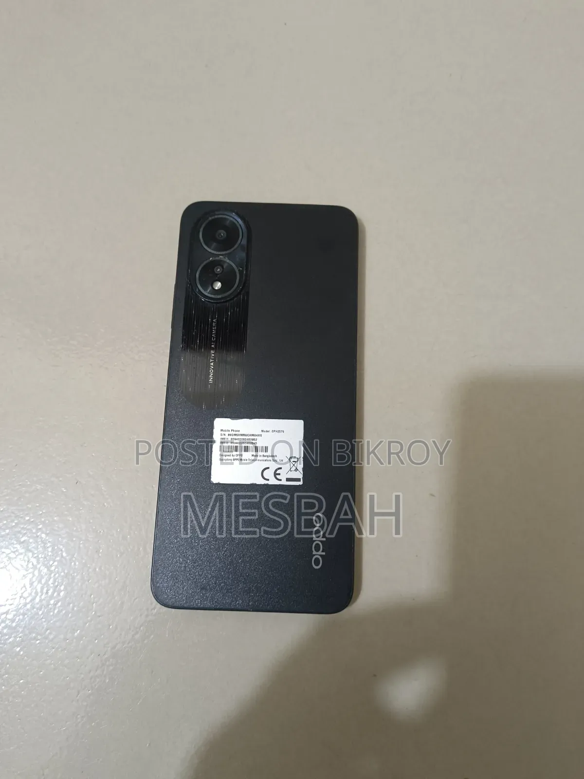 Oppo A38 128 GB Black
