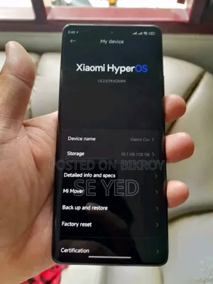 Xiaomi Civi 1S 128 GB Black