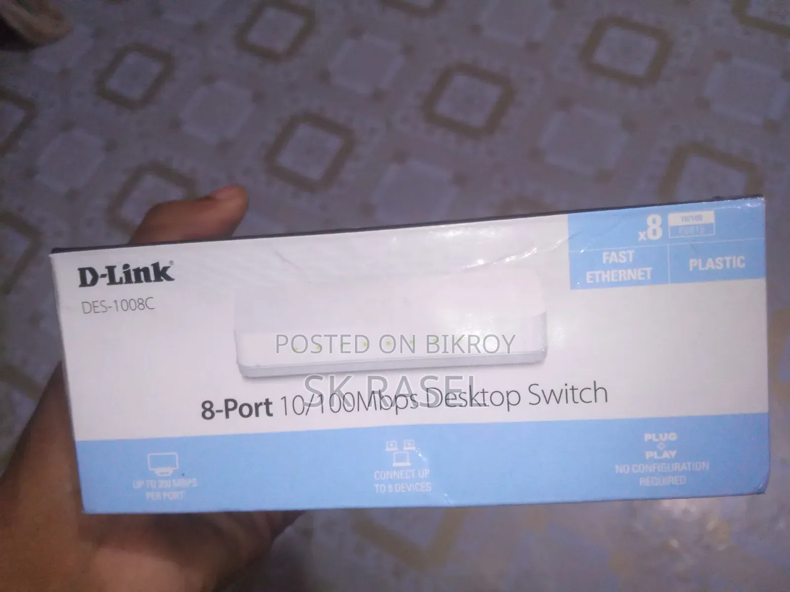 D-Link 8-Port Desktop Switch (DES-1008C)