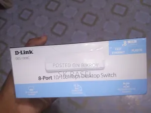 D-Link 8-Port Desktop Switch (DES-1008C)