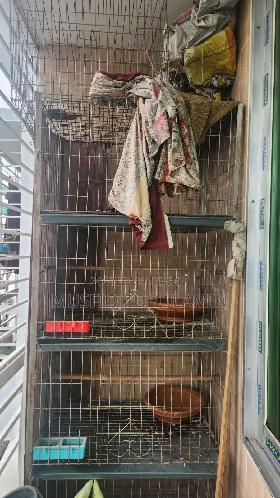 Pigeon Cage 4 tiers