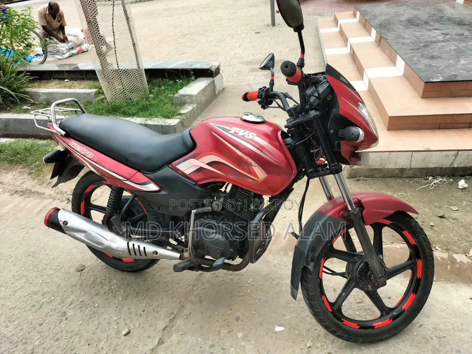 TVS Metro 2017 Red