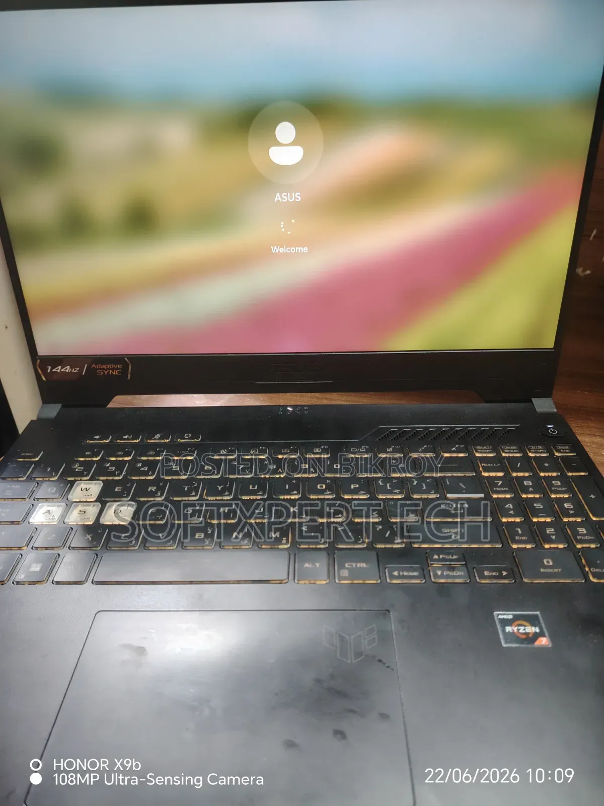 Laptop Asus TUF Gaming A15 16GB AMD Ryzen 7 SSD 512GB