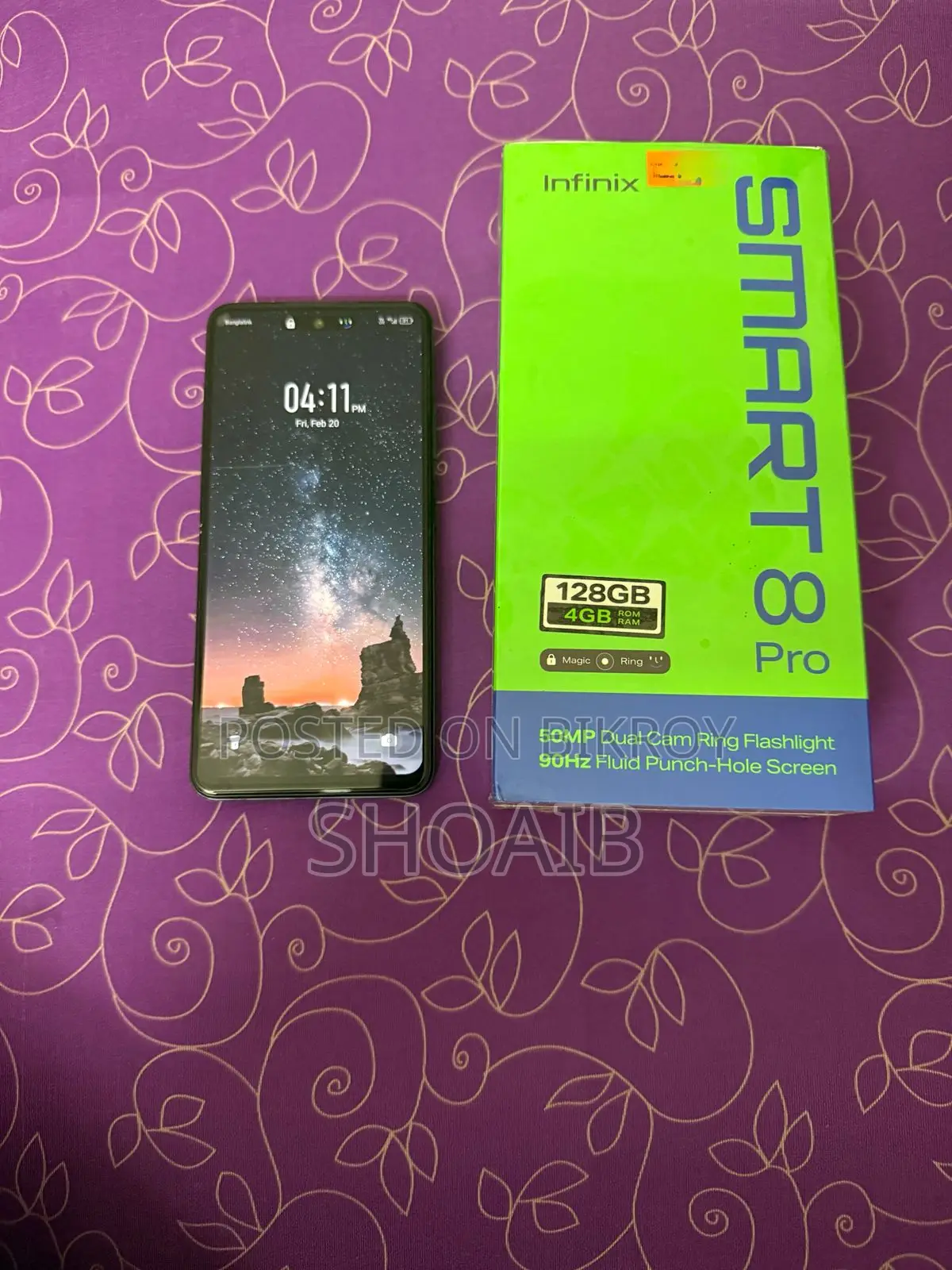 Infinix Smart 8 128 GB Black