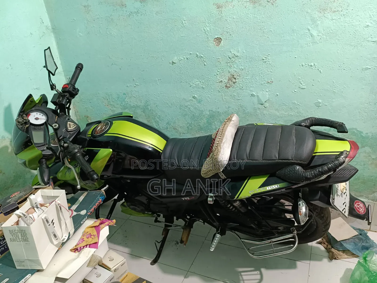 TVS Apache RTR 160 2V 2016 Green
