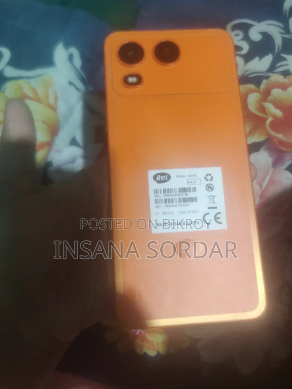 New Itel A200+ 64 GB Orange