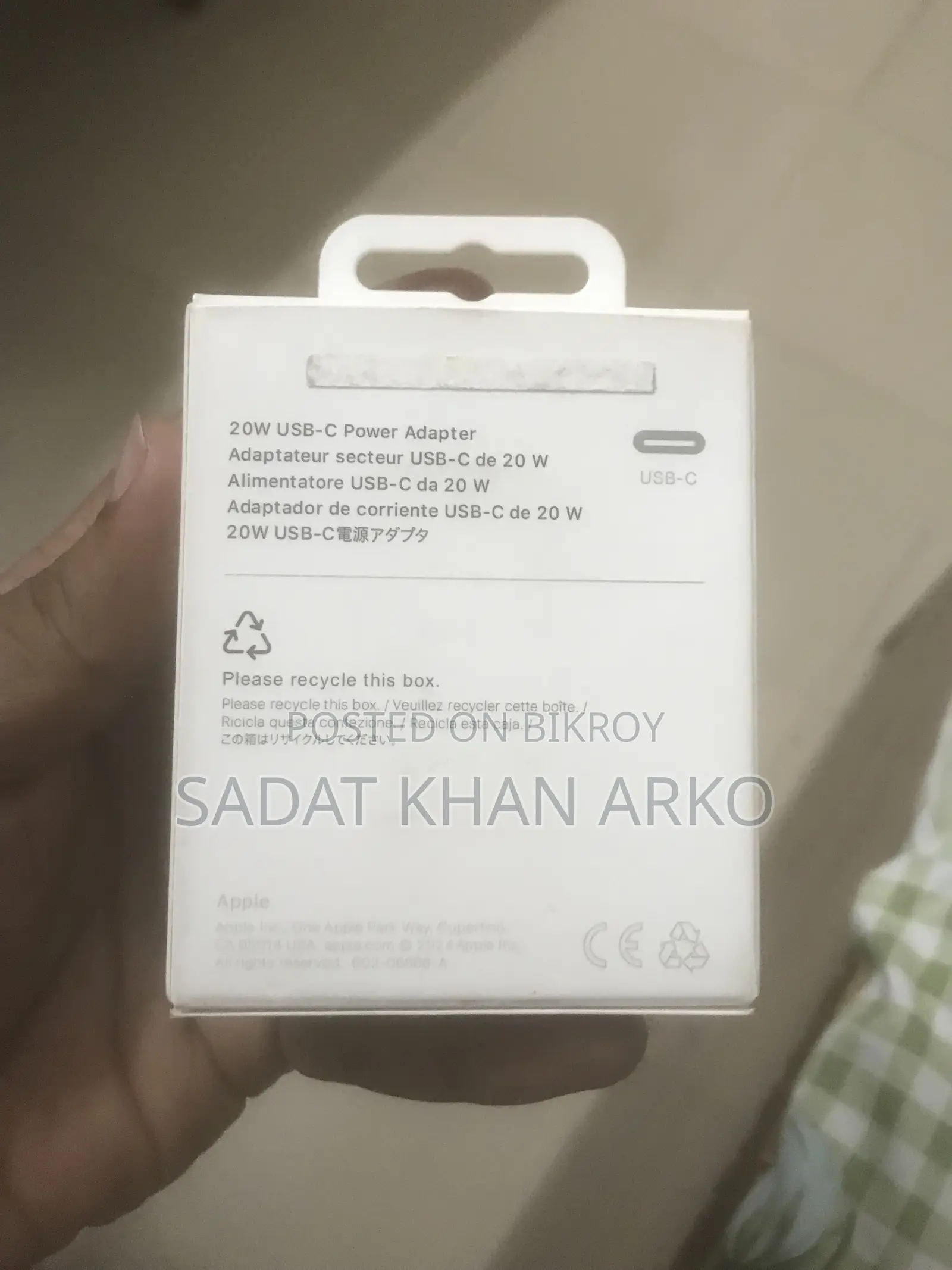 Apple 20w Power Adapter