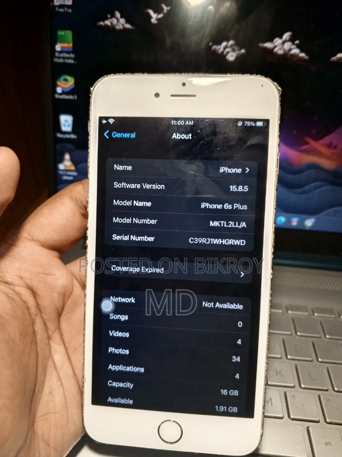 Apple iPhone 6s Plus 16 GB Rose Gold
