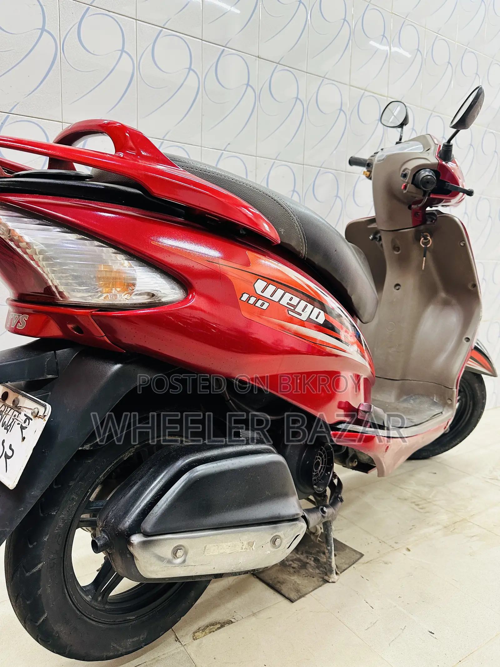 TVS Wego 2019 Red