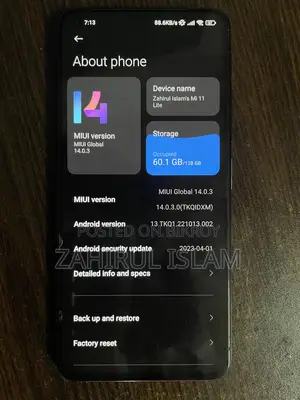 Xiaomi Mi 11 Lite 128 GB Black