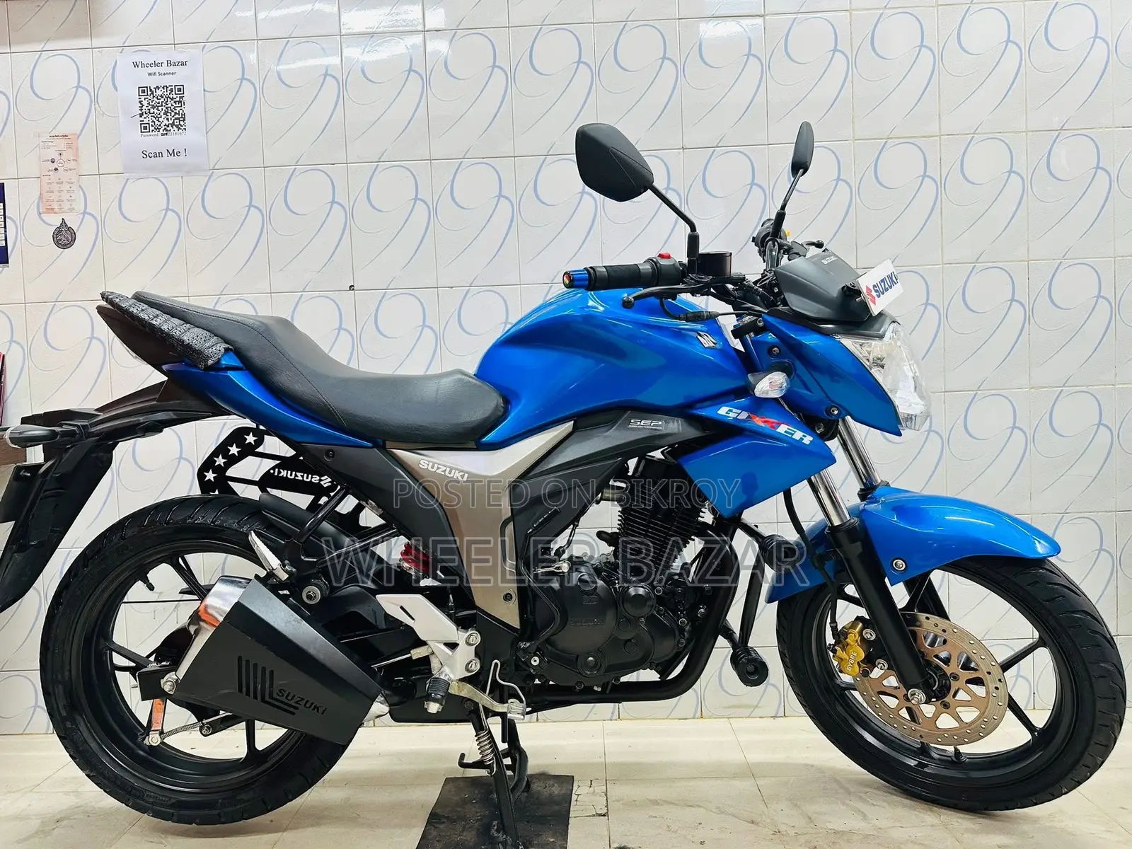 Suzuki Gixxer Monotone 2025 Blue