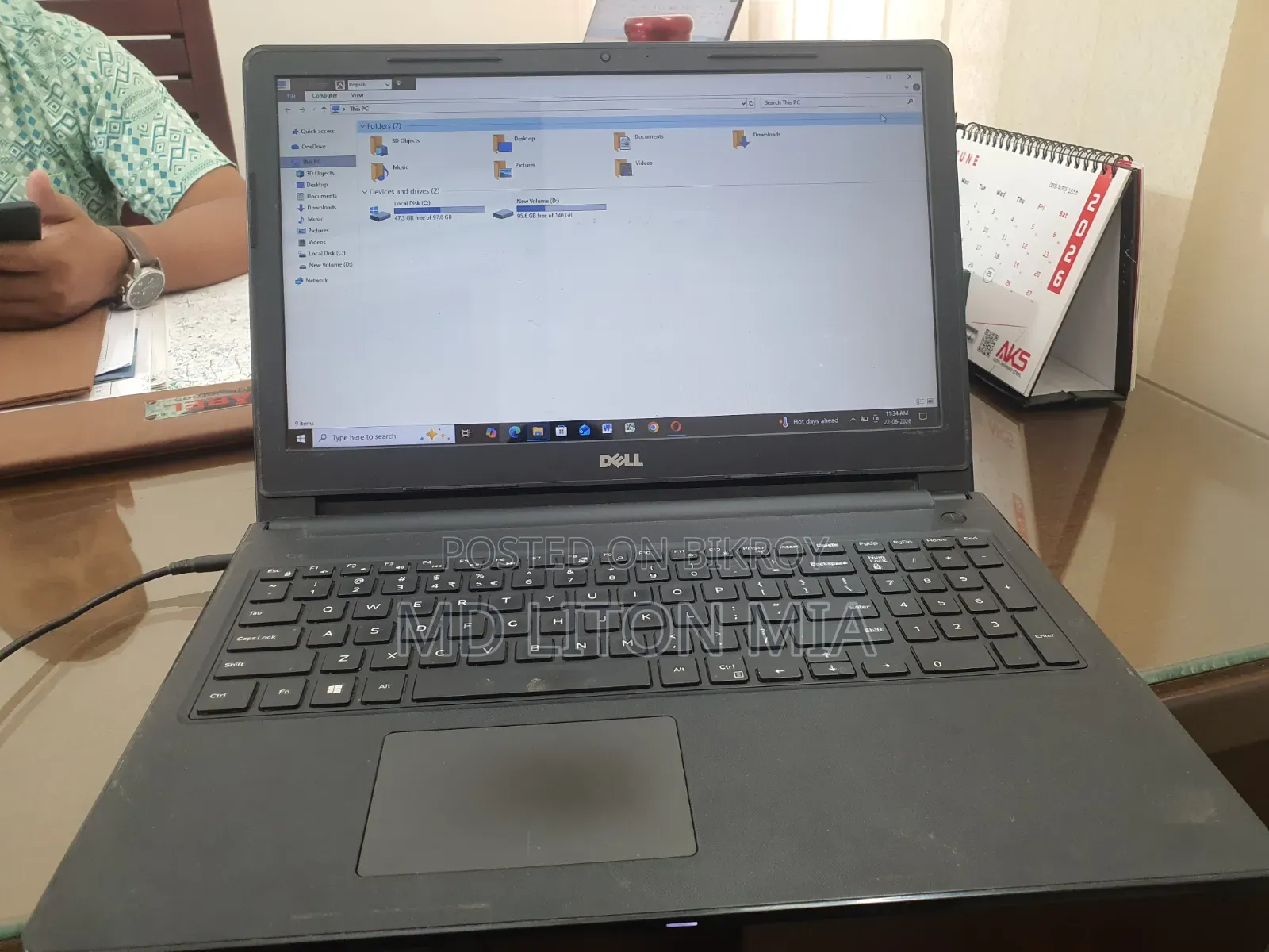 Laptop Dell Inspiron 15 4GB Intel Core I3 SSD 256GB