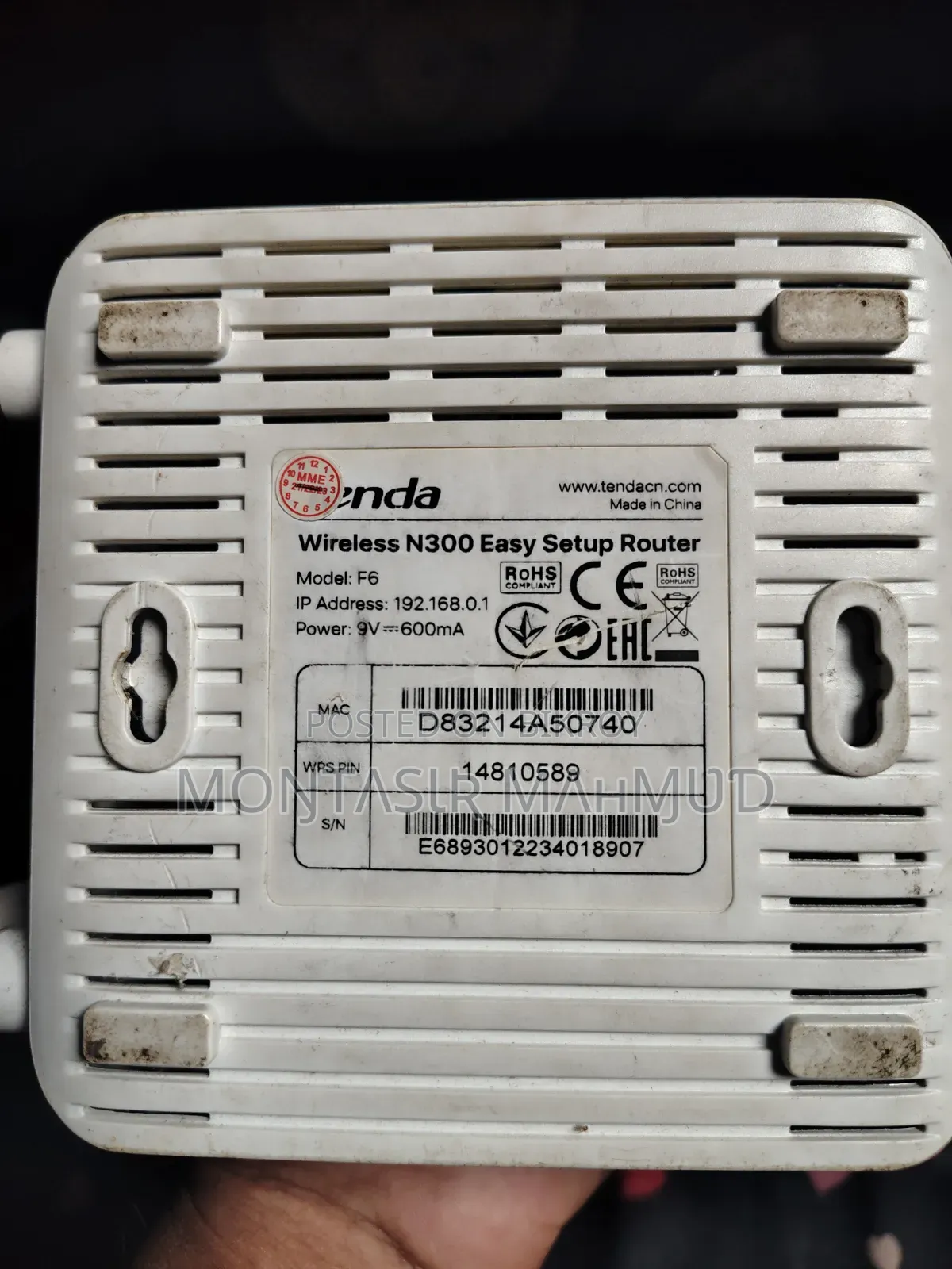 Tenda F6 Router