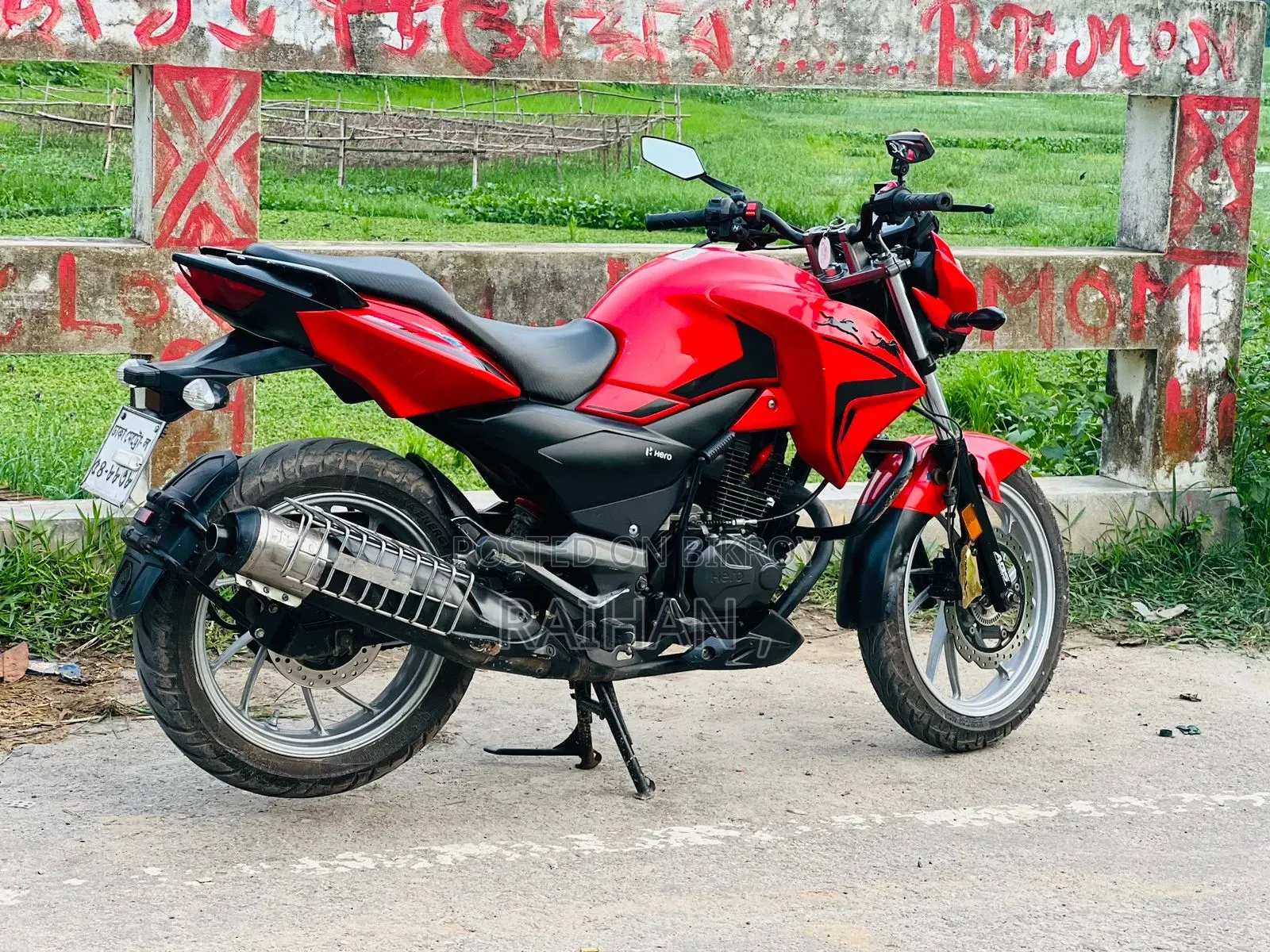 Hero Hunk 150R Dual Disc ABS 2022 Red
