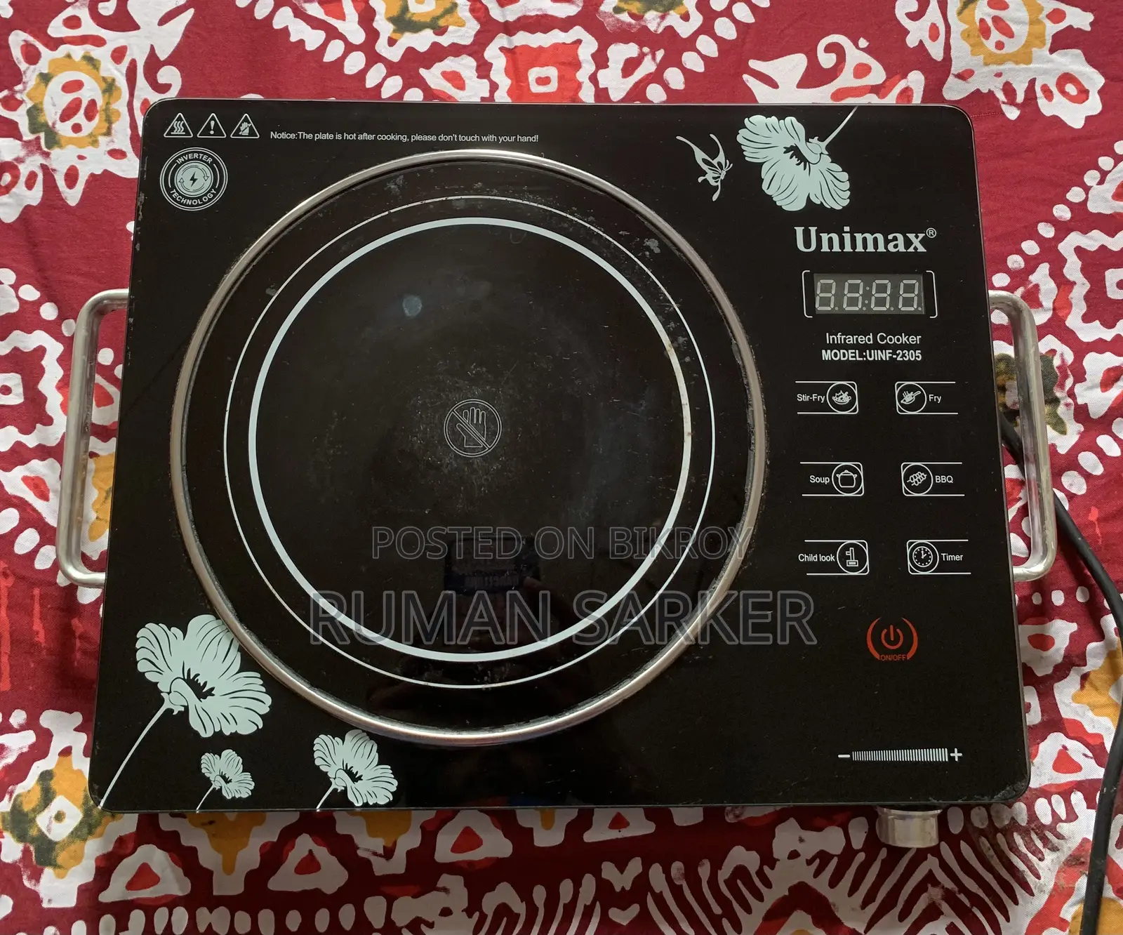 Unimax Infrared Cooker for Sale