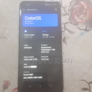 Oppo F19S 128 GB Black