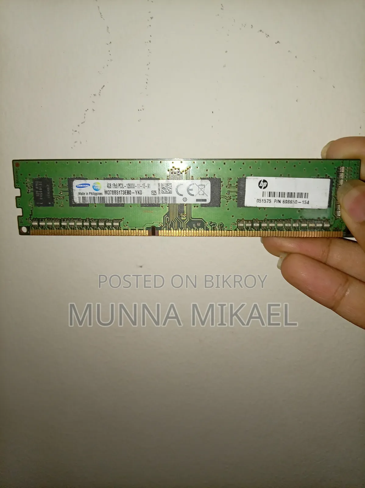 Samsung 4gb Ddr3 Desktop Ram