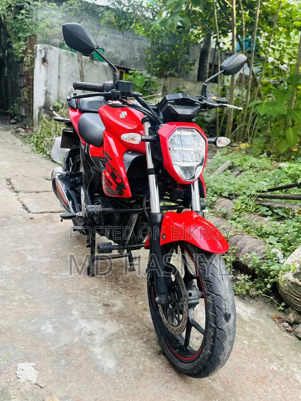 Suzuki Gixxer SF FI 2023 Red