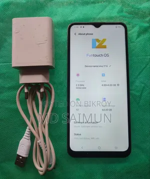 Vivo Y16 64 GB Gold