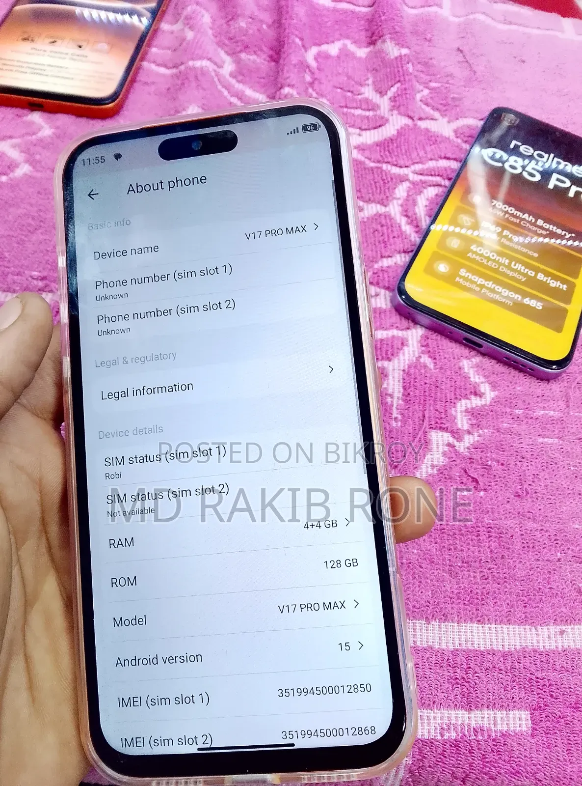 New Vsmart 8 GB Rose Gold