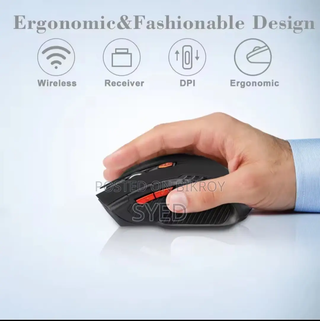 Wireless Mouse for PC Laptop | Gaming + Office Use
