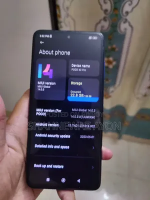 শাওমি পোকো এক্স৩ প্রো ১২৮ জিবি ব্লু