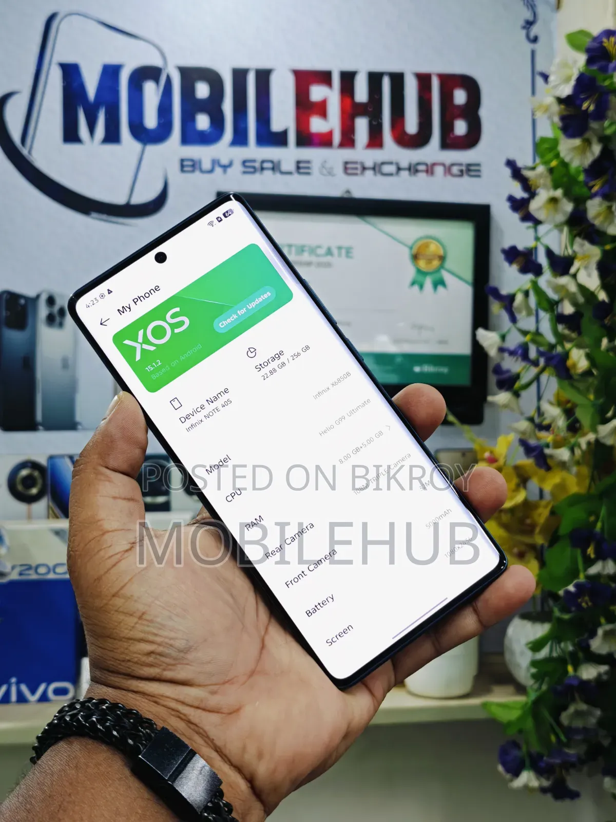 Infinix Note 40S 256 GB Black