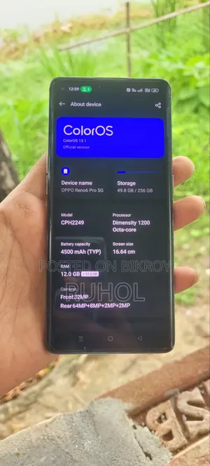 Oppo Reno6 Pro+ 5G 256 GB Silver