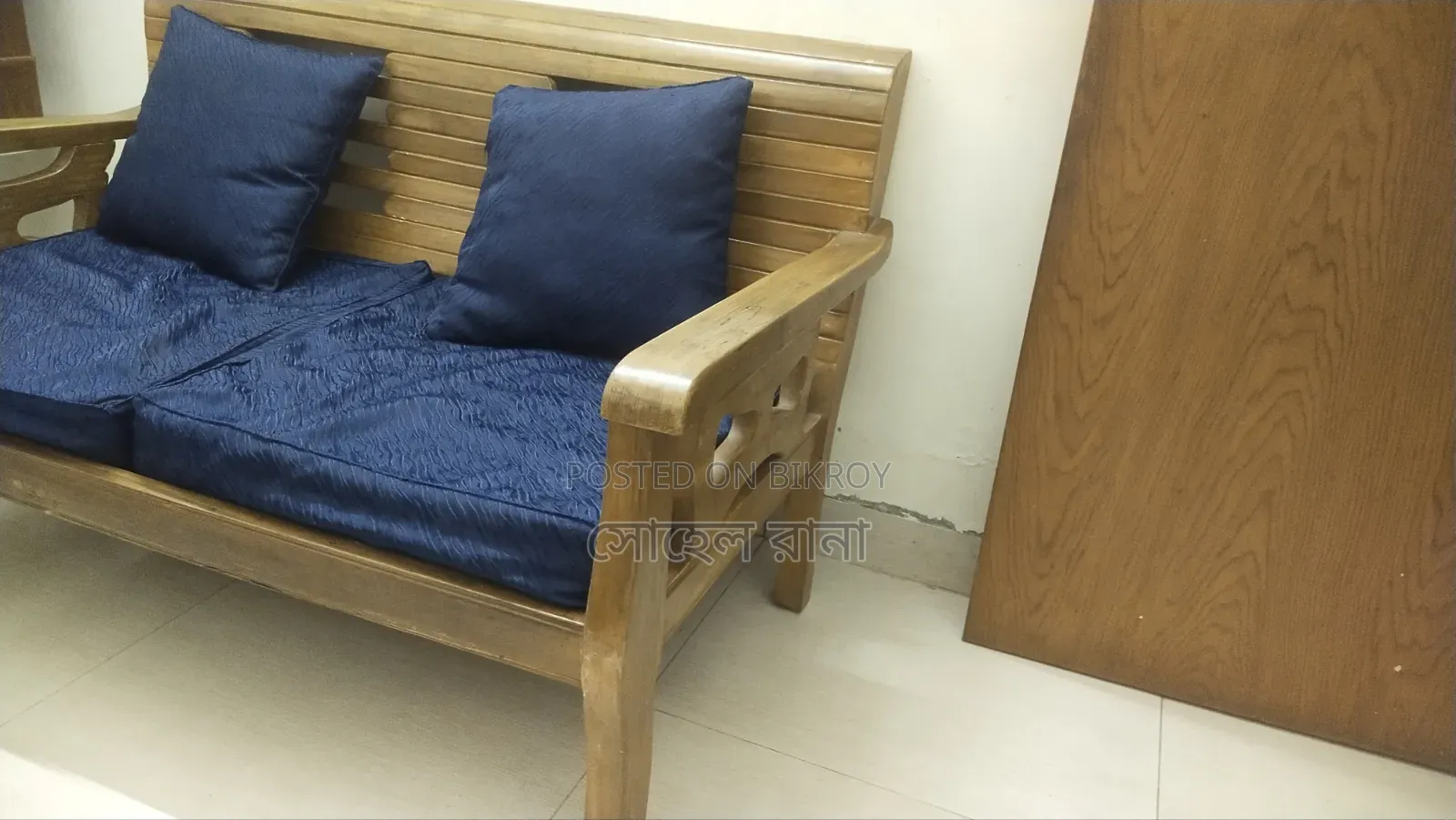 চিটাগং সেগুন ২ সিটের সোফা