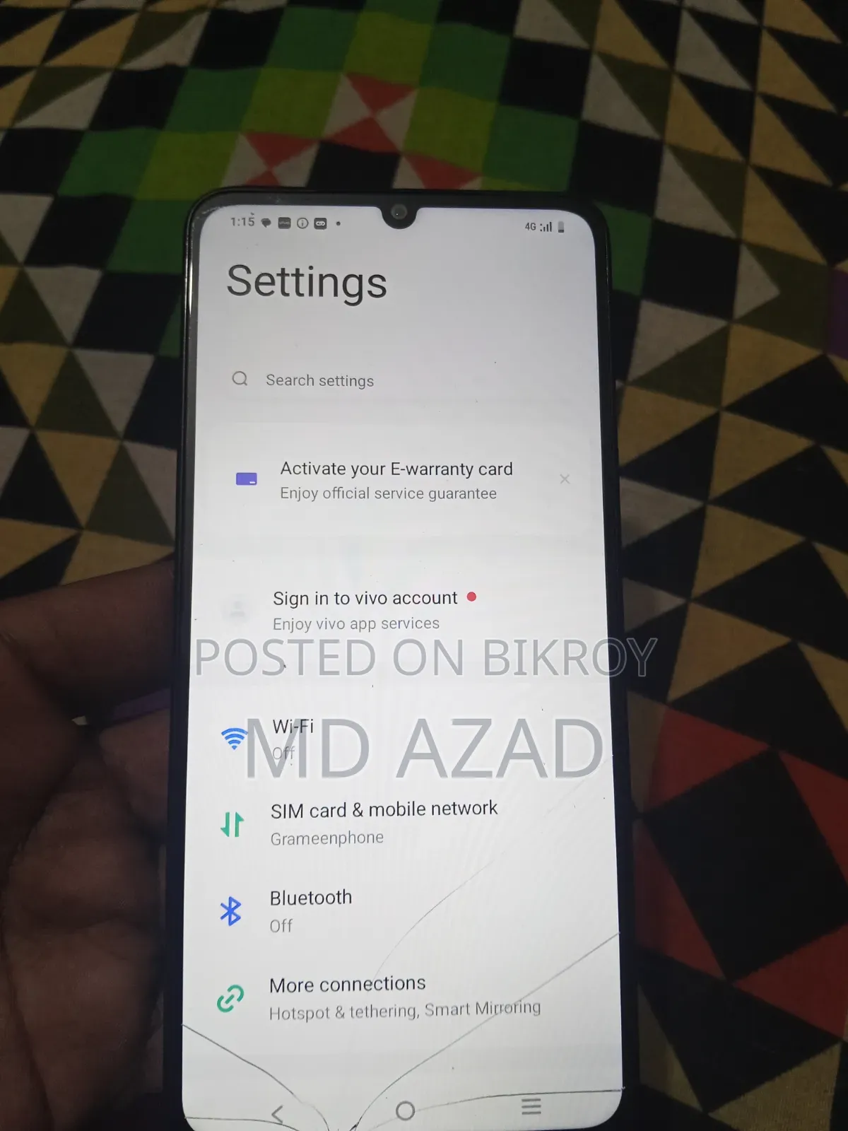 Vivo Y04 64 GB Black