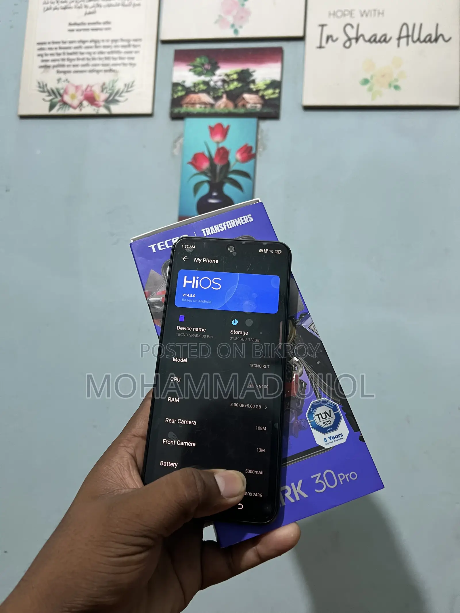Tecno Spark 30 Pro 256 GB