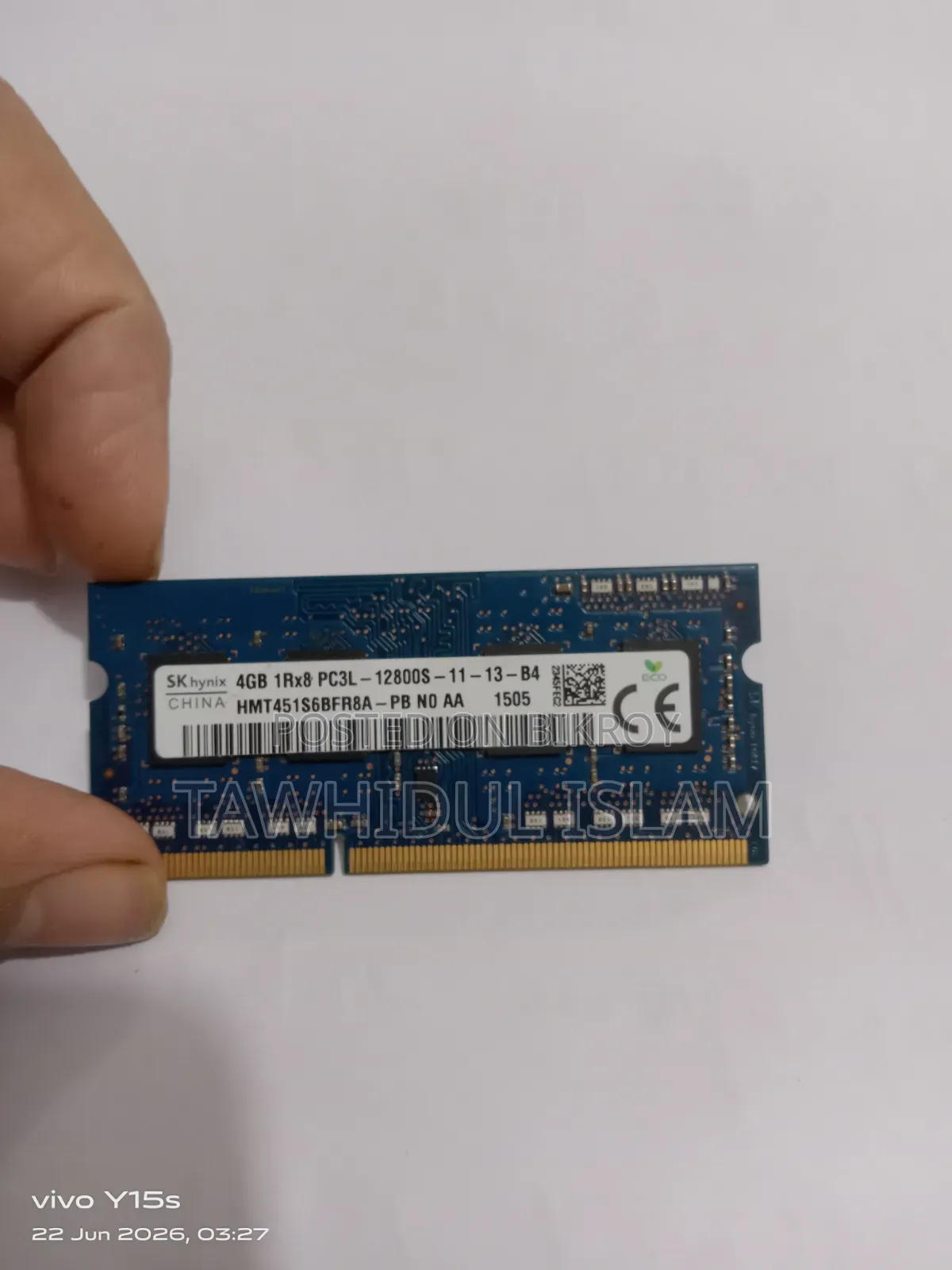 Sk Hynix Laptop Ram 4gb Ddr3l