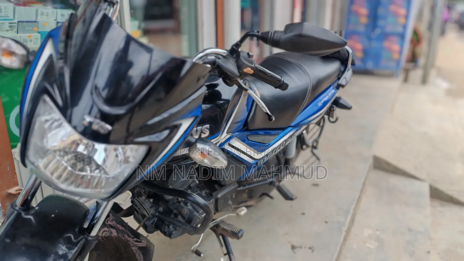 TVS Metro Plus 2018 Blue