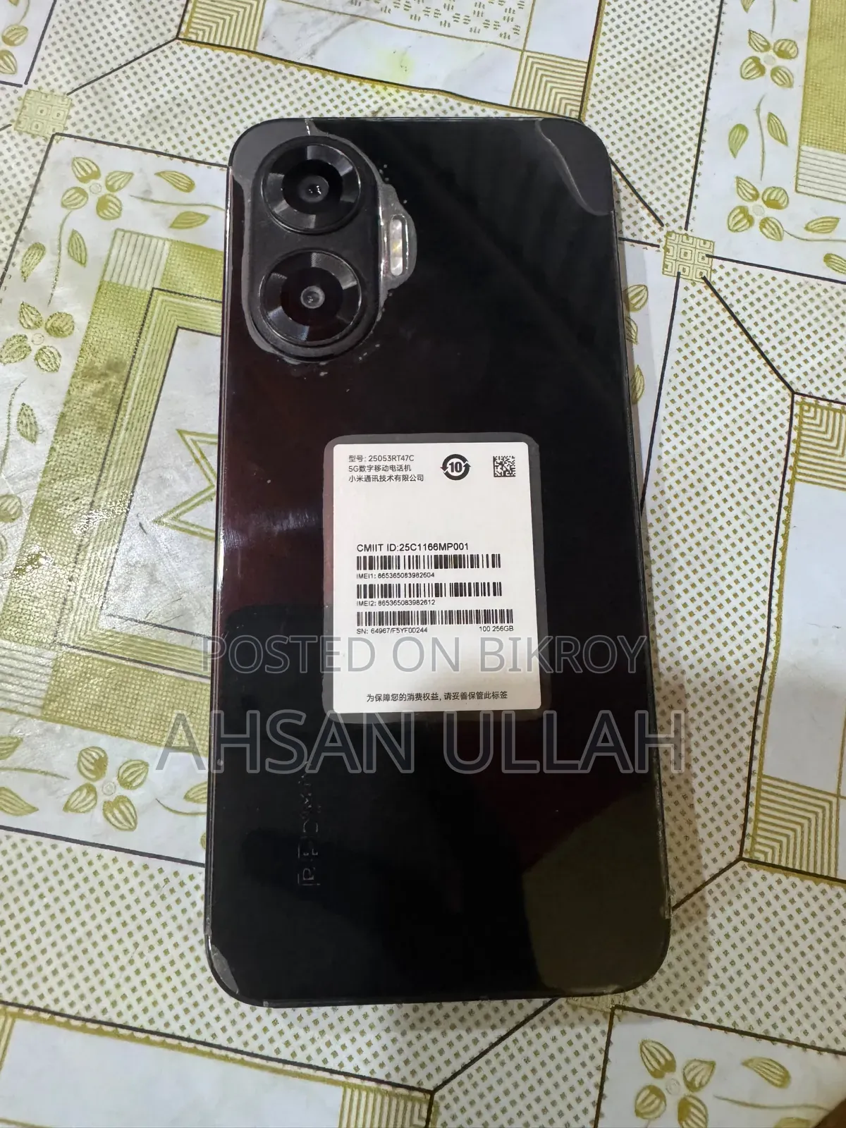 Xiaomi Redmi Turbo 4 Pro 256 GB Black